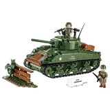 World War 2 - M4A1 Sherman Construction Set (663 Piece Kit)