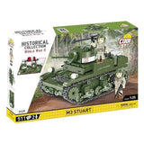 World War 2 - M3 Stuart Construction Set (511 Piece Kit)