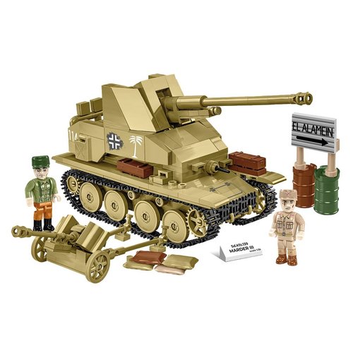 World War 2 - Sd.Kfz.139 Marder III Construction Set (486 Piece Kit)