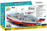 World War 2 - Pennsylvania Class Battleship [Executive Edition] Construction Set (2088 Piece Kit)