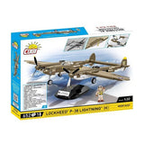 World War 2 - Lockheed P-38H Lightning Construction Set (652 Piece Kit)