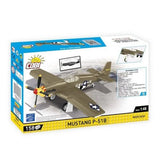World War 2 - Mustang P-51B Construction Set (158 Piece Kit)
