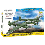 World War 2 - Lockheed P-38 Lightning Construction Set (335 Piece Kit)