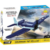 World War 2 - Grumman F6F Hellcat Construction Set (235 Piece Kit)