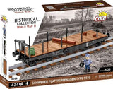 Trains - Schwerer Plattwormwagen Type Ssys 1:35 Scale Construction Set (424 Piece Kit)