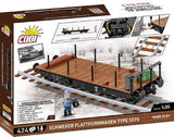 Trains - Schwerer Plattwormwagen Type Ssys 1:35 Scale Construction Set (424 Piece Kit)