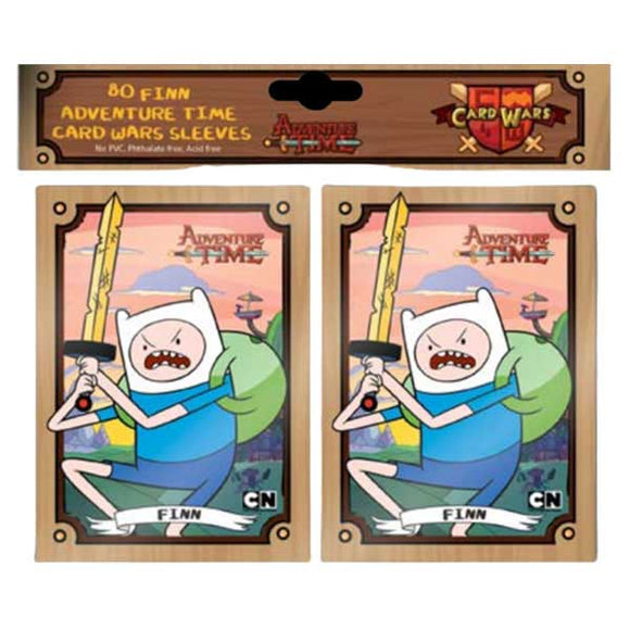 Adventure Time - Card Wars Finn Card Sleeves - 80ct