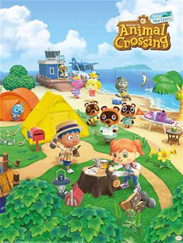Animal Crossing - NH Island Life 30 x 40cm Art Print