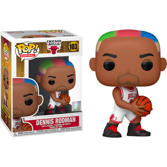 NBA (Basketball): Chicago Bulls - Dennis Rodman (Home) Pop! Vinyl Figure