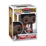 NBA (Basketball): Legends - Magic Johnson92 Team USA WH Pop! Vinyl Figure