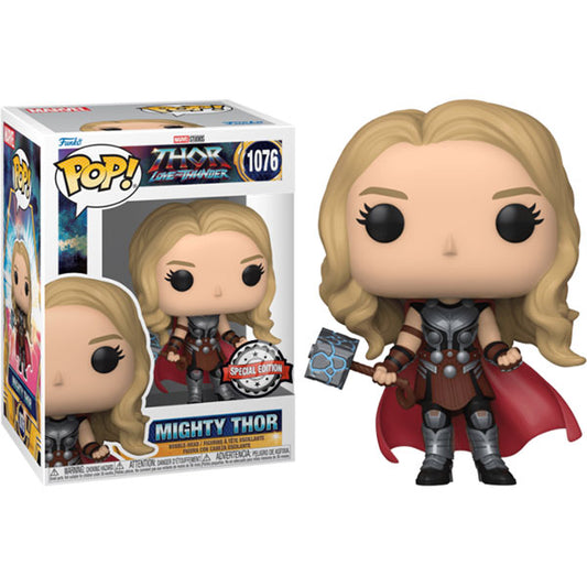 Thor 4: Love and Thunder - Mighty Thor without Helmet Metallic Pop! Vinyl Figure