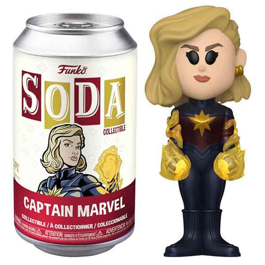 The Marvels (2023) - Captain Marvel Vinyl Figure in Soda Can