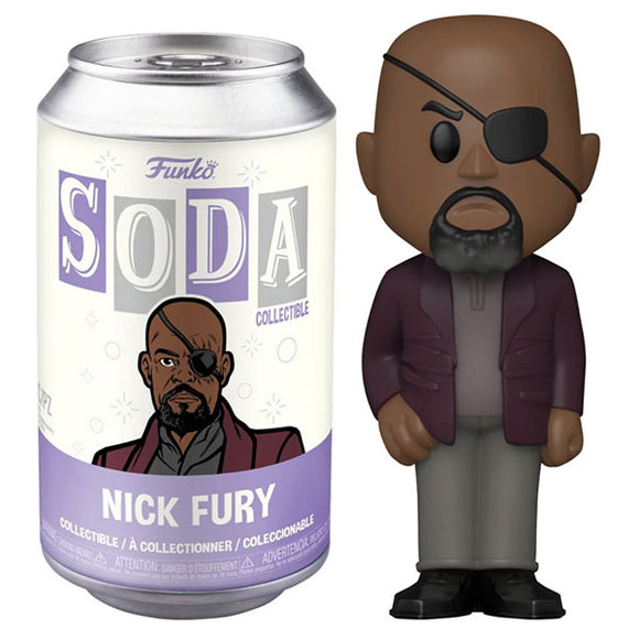 The Marvels (2023) - Nick Fury Vinyl Figure in Soda Can