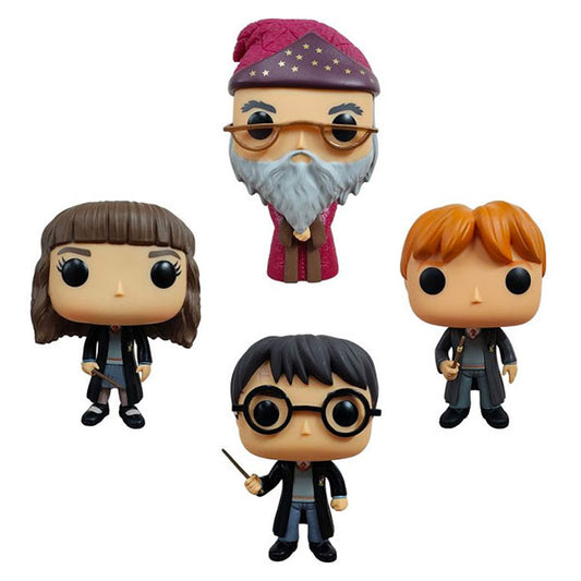 Harry Potter - Harry, Hermione, Ron & Dumbledore Pop! Vinyl Figure - Set of 4
