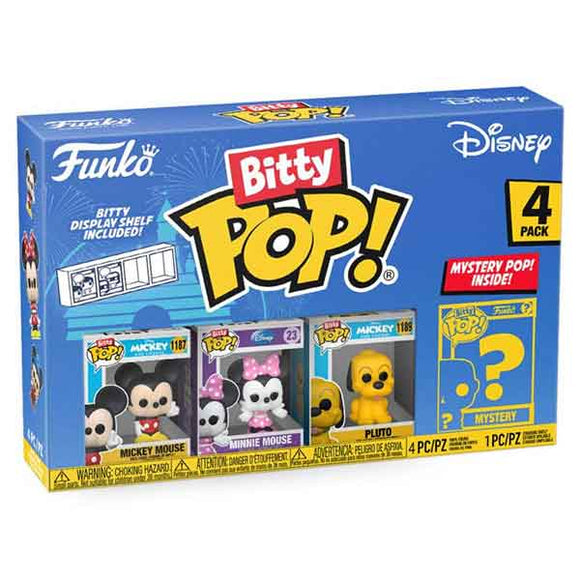 Disney - Mickey & Friends Bitty Pop! Vinyl Figures - Set of 4