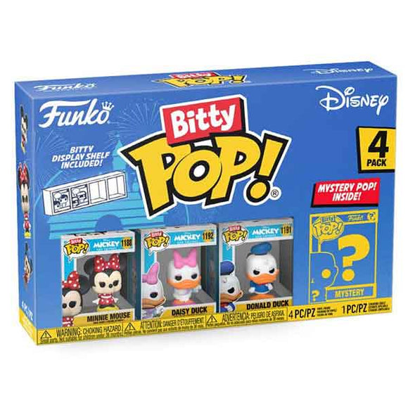Disney - Minnie & Friends Bitty Pop! Vinyl Figures - Set of 4