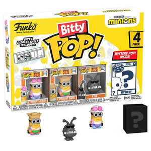 Minions - Tourist Jerry Bitty Pop! Vinyl Figures - Set of 4