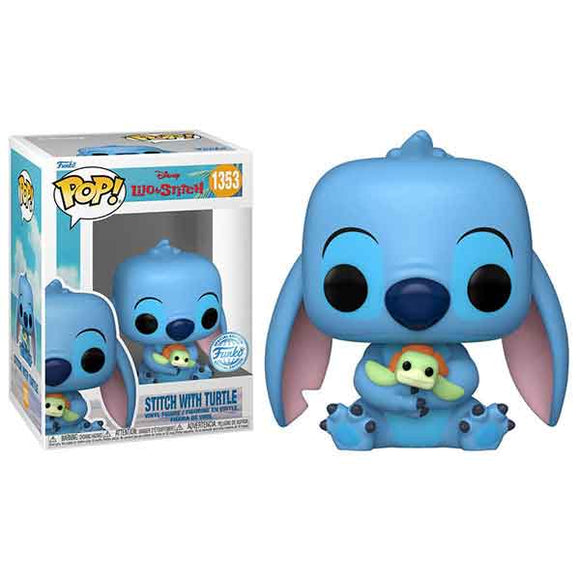 Lilo & Stitch - Stitch with Turtle Pop! Vinyl Figure