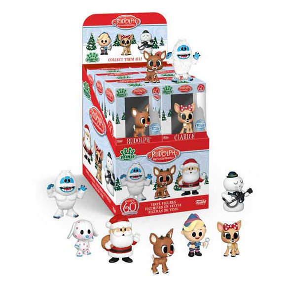 Rudolph Mini Vinyl Figures Assortment - Set of 12