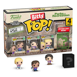 Parks & Recreation - Goddess Bitty Pop! Vinyl Figures - Set of 4