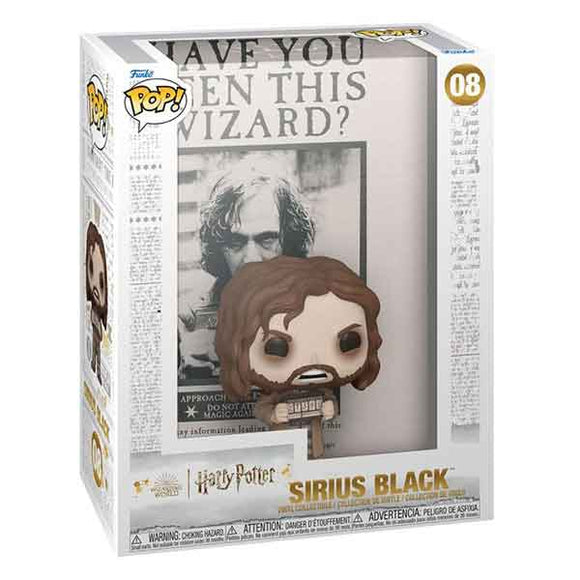 Harry Potter - Sirius Black Wanted Poster Pop! Cover Deluxe Vinyl Figure