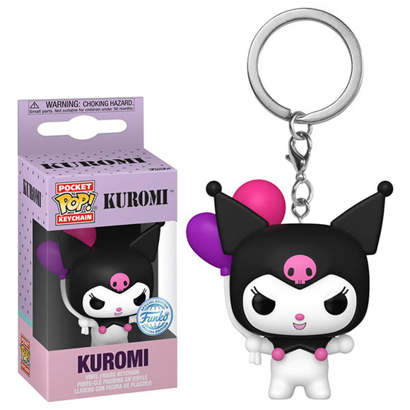 Hello Kitty - Kuromi with Balloons Pop! Keychain