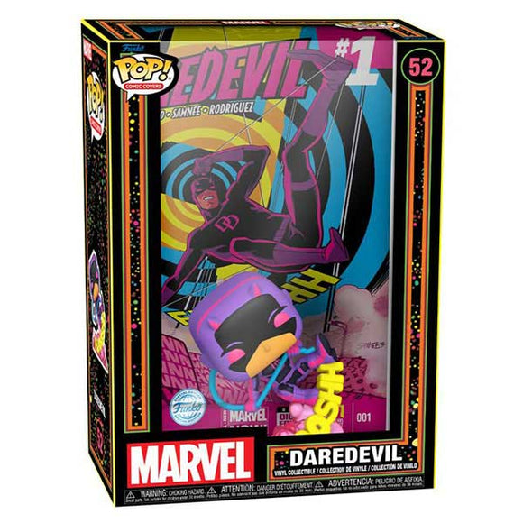 Marvel Comics - Daredevil #220 Blacklight Pop! Comic Cover Deluxe Vinyl Figure