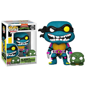 Teenage Mutant Ninja Turtles - Slash with Mouser Pop! Vinyl Figure