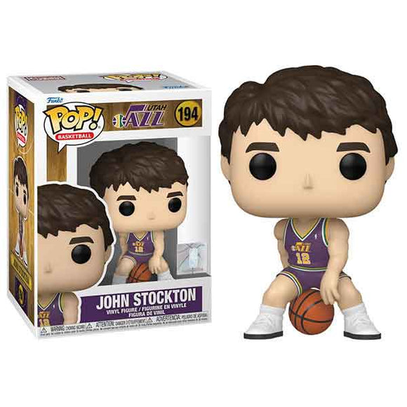 NBA Legends (Basketball): Jazz - John Stockton (Rookie) Pop! Vinyl Figure