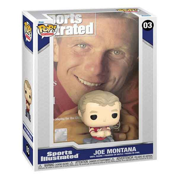 NFL (American Football) - Joe Montana Sports Illustrated Pop! Magazine Cover Deluxe Vinyl Figure