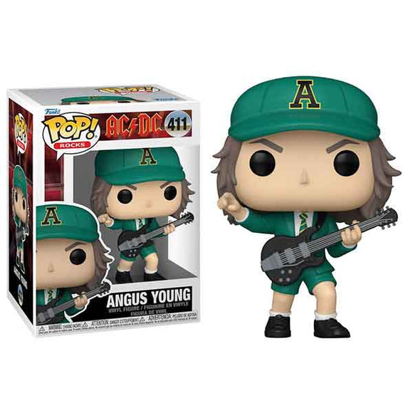 AC/DC - Angus Young (Green Uniform) Pop! Vinyl Figure