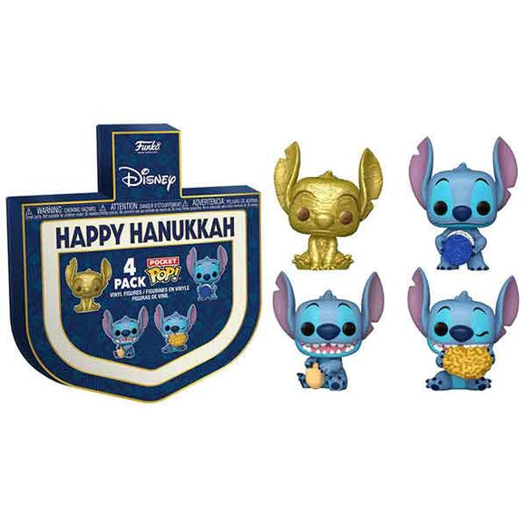 Lilo & Stitch - Stitch Dreidel Box Pocket Pop! Vinyl Figures - Set of 4