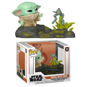 Star Wars - Din Grogu with Frog Pop! Deluxe Vinyl Figure