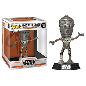 Star Wars - IG-12 with Grogu Pop! Deluxe Vinyl Figure