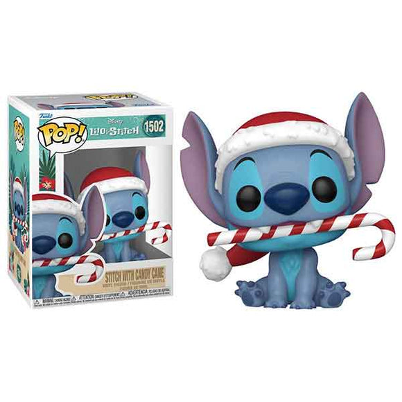 Lilo & Stitch - Stitch with Candy Cane Holiday Pop! Vinyl Figure