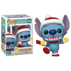 Lilo & Stitch - Stitch with Hat Holiday Pop! Vinyl Figure