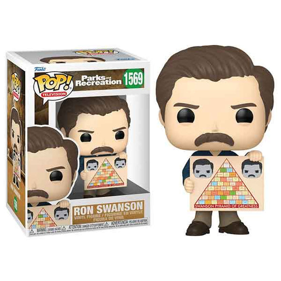 Parks & Recreations: 15th Anniversary - Ron Swanson Pop! Vinyl Figure