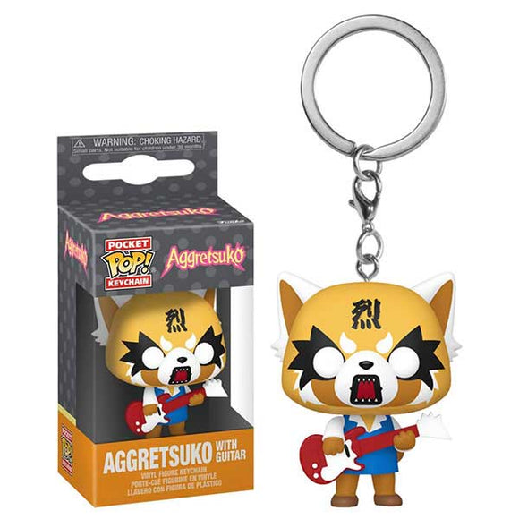 Aggretsuko - Aggretsuko with Guitar Pop! Keychain