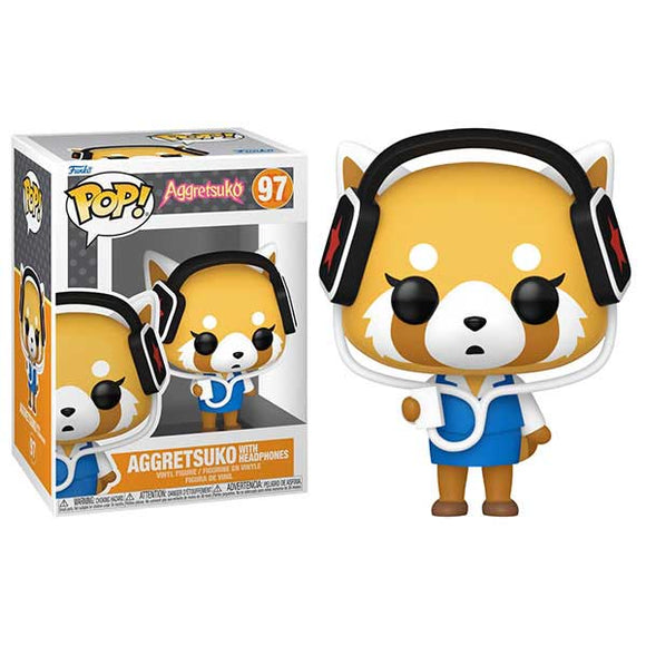 Aggretsuko - Aggretsuko with Headphones Pop! Vinyl Figure