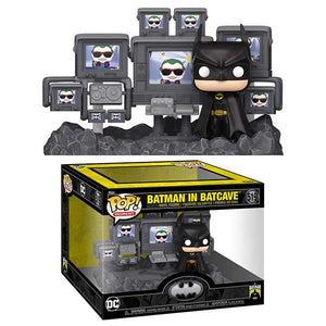 Batman: 85th Anniversary - Batman in Batcave (1989) Pop! Moment Vinyl Figure Set