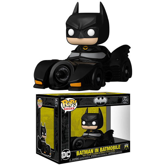 Batman: 85th Anniversary - Batman in Batmobile (1989) Pop! Ride Vinyl Figure