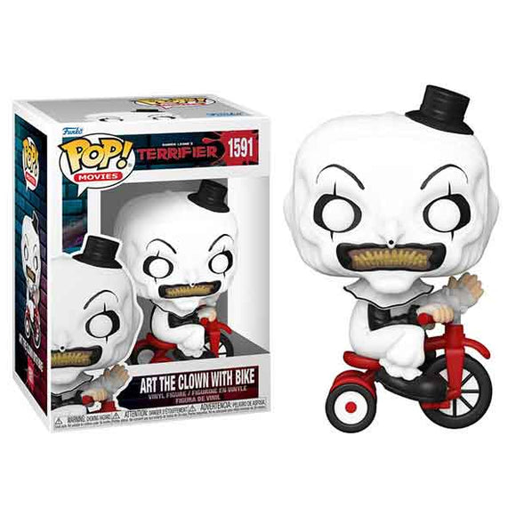 Terrifier - Art the Clown with Bike Pop! Vinyl Figure