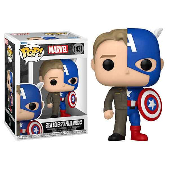 Marvel Comics - Captain America/Steve Rogers: Split Pop! Vinyl Figure