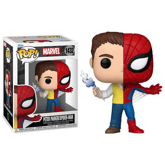 Marvel Comics - Spider-Man/Peter Parker Split Pop! Vinyl Figure