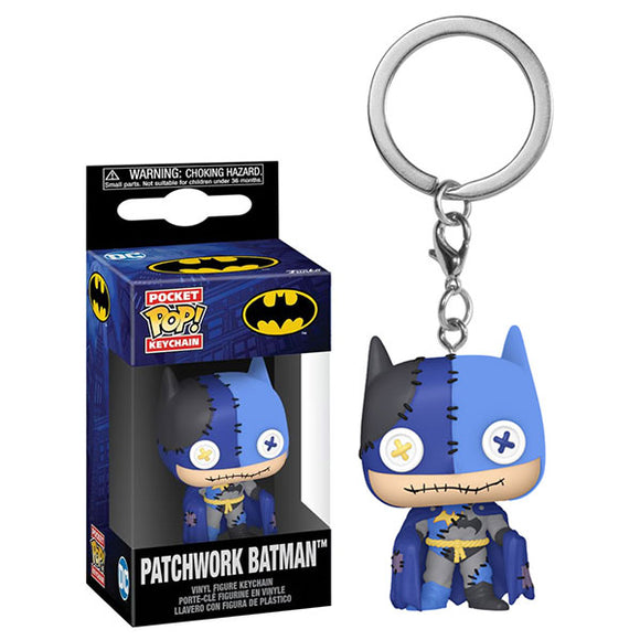 DC Comics - Patchwork Batman Pop! Keychain