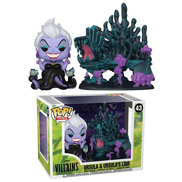 Disney: Villains - Ursula & Ursula's Lair Pop! Town Vinyl Figure Set