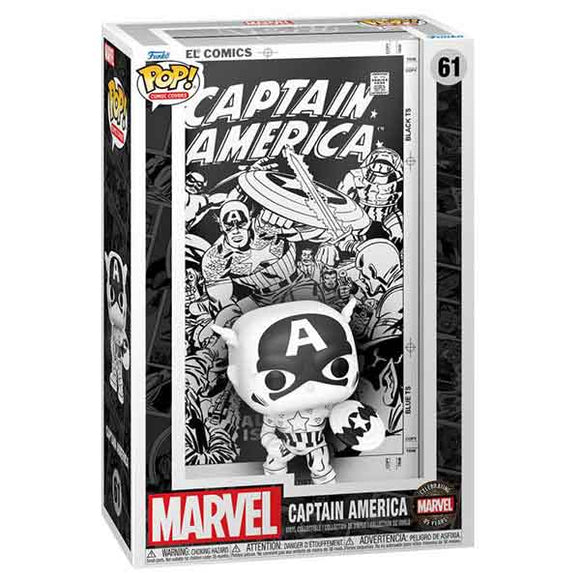 Marvel Comics: 85th Anniversary - CaptainAmerica #1 Pop! Comic Cover Deluxe Vinyl Figure