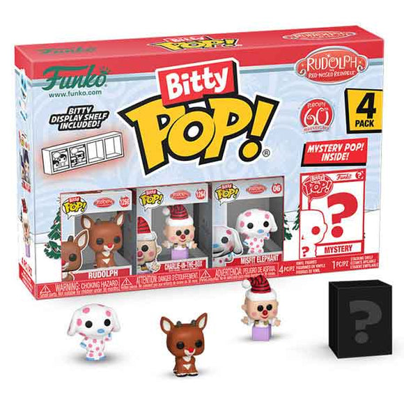 Rudolph- Rudolph Bitty Pop! Vinyl Figures - Set of 4