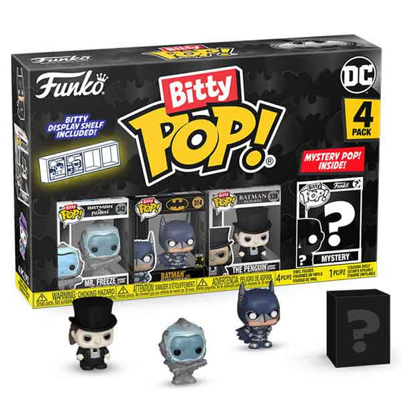 Batman: 85th Anniversary - Mr. Freeze Bitty Pop! Vinyl Figures - Set of 4