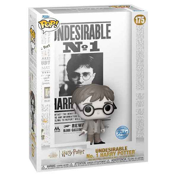 Harry Potter - Harry Wanted Poster Pop! Cover Deluxe Vinyl Figure